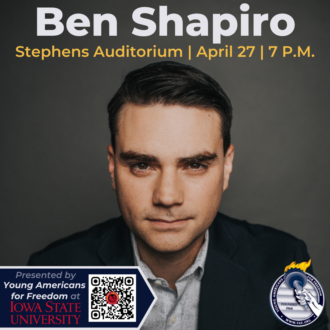 Iowa State one of three campus stops for Ben Shapiro spring semester